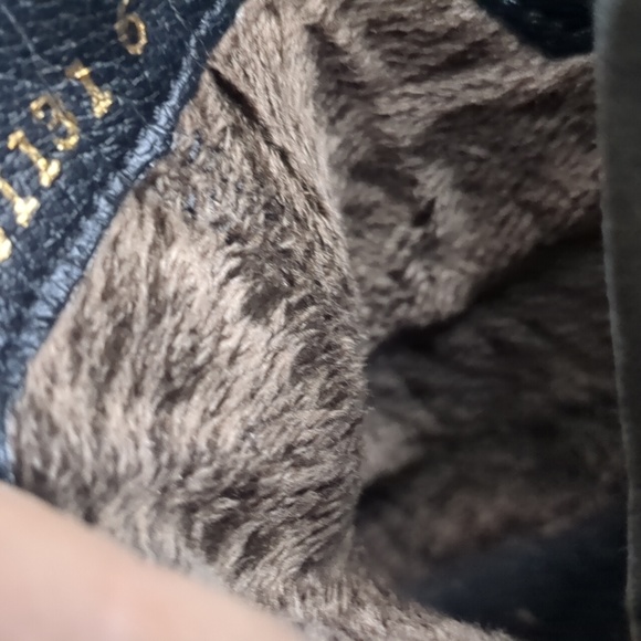 RIEKER* Brown leather studded side zip cowboy style square toe shoe/bootie 39 - Picture 11 of 16